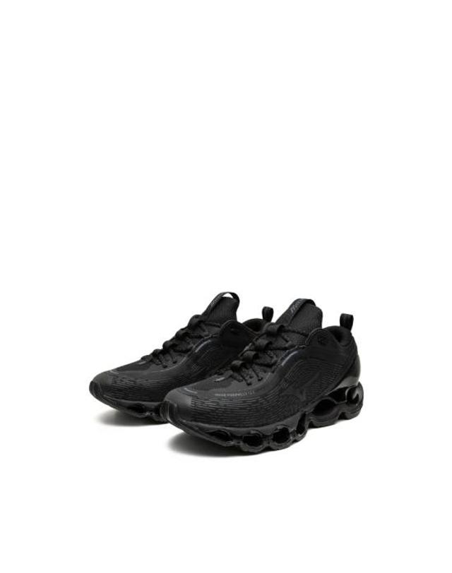 미즈노 [해외직구] 26FW 미즈노 스니커즈 D1GA2605 02 BLACK 착용컷
