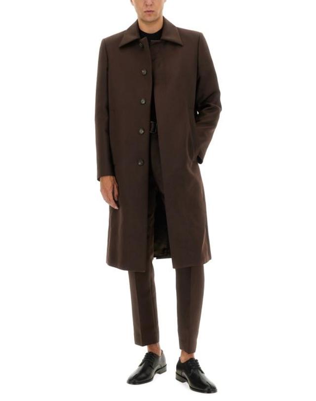 엠엠6 [해외직구] 25FW MM6 메종마르지엘라 코트 SH2AA0013 M35612142 BROWN 착용컷