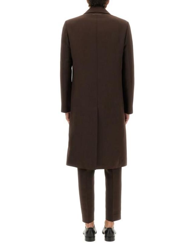 엠엠6 [해외직구] 25FW MM6 메종마르지엘라 코트 SH2AA0013 M35612142 BROWN 착용컷