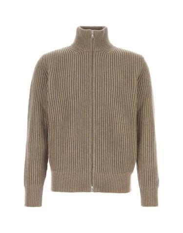 [해외직구] 26FW MM6 메종마르지엘라 집업 니트 SH0AM0095M13286 811M Beige o Tan
