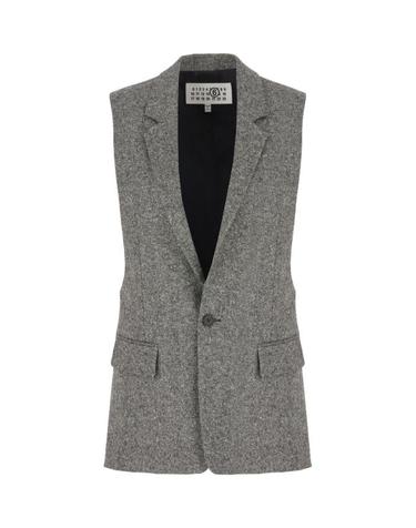 [해외직구] 26FW MM6 메종마르지엘라 베스트 S52FB0107M36004 001F GREY MELANGE