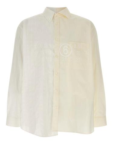 [해외직구] MM6 메종마르지엘라 셔츠 LDSH0DT0025MTN135961 CREAM