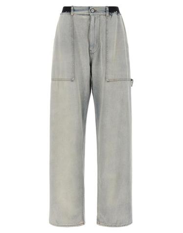 [해외직구] 26FW MM6 메종마르지엘라 팬츠 MM343177BM BLUE