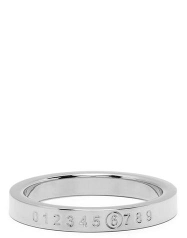 [해외직구] 26FW MM6 메종마르지엘라 뉴메릭 미니멀 시그니처 링 SM6UQ0059P6469951 Silver