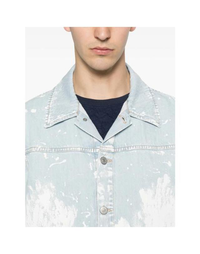 엠엠6 [해외직구] 26SS MM6 메종마르지엘라 데님 자켓 M30055 SH2AM0065 966 BLUE 착용컷