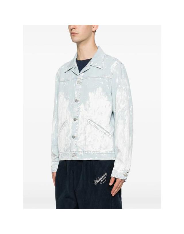 엠엠6 [해외직구] 26SS MM6 메종마르지엘라 데님 자켓 M30055 SH2AM0065 966 BLUE 착용컷