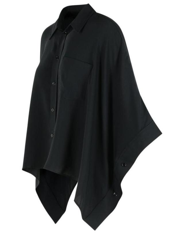 엠엠6 [해외직구] 26SS MM6 메종마르지엘라 케이프 S52DL0236 S43455 900 Black 착용컷