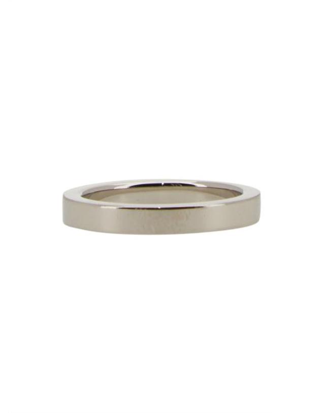 엠엠6 [해외직구] MM6 메종마르지엘라 뉴메릭 미니멀 시그니처 링 SM6UQ0059 P6469951 SILVER 착용컷