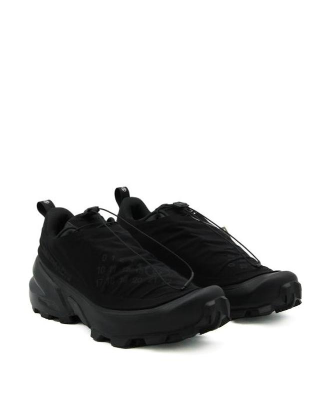 엠엠6 [해외직구] 26SS MM6 메종 마르지엘라 X 살로몬 스니커즈 S59WS0249 P7624HB422 BLACK ASPHALT 착용컷