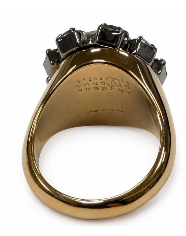 엠엠6 [해외직구] 26SS MM6 메종마르지엘라 반지 SM7UQ0127P9163H6804 Silver 착용컷