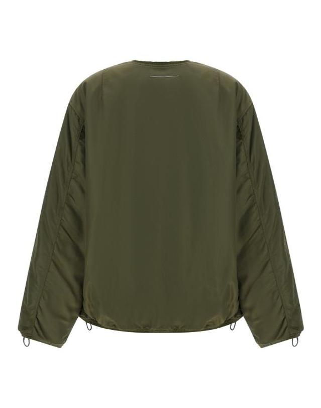엠엠6 [해외직구] MM6 메종마르지엘라 자켓 LDS52AM0364S53984728 OLIVE GREEN 착용컷