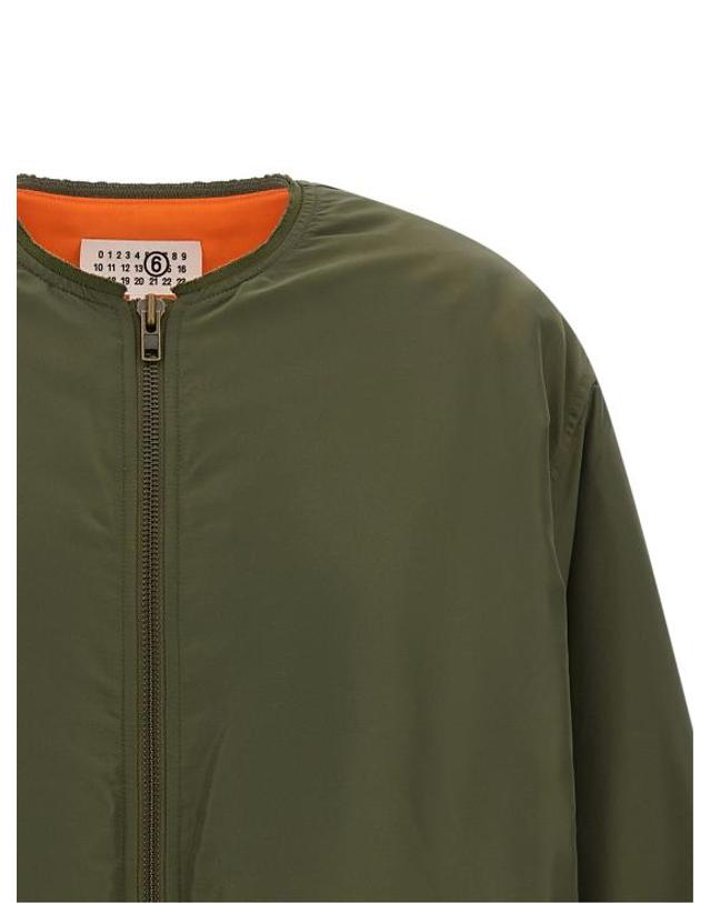 엠엠6 [해외직구] MM6 메종마르지엘라 자켓 LDS52AM0364S53984728 OLIVE GREEN 착용컷