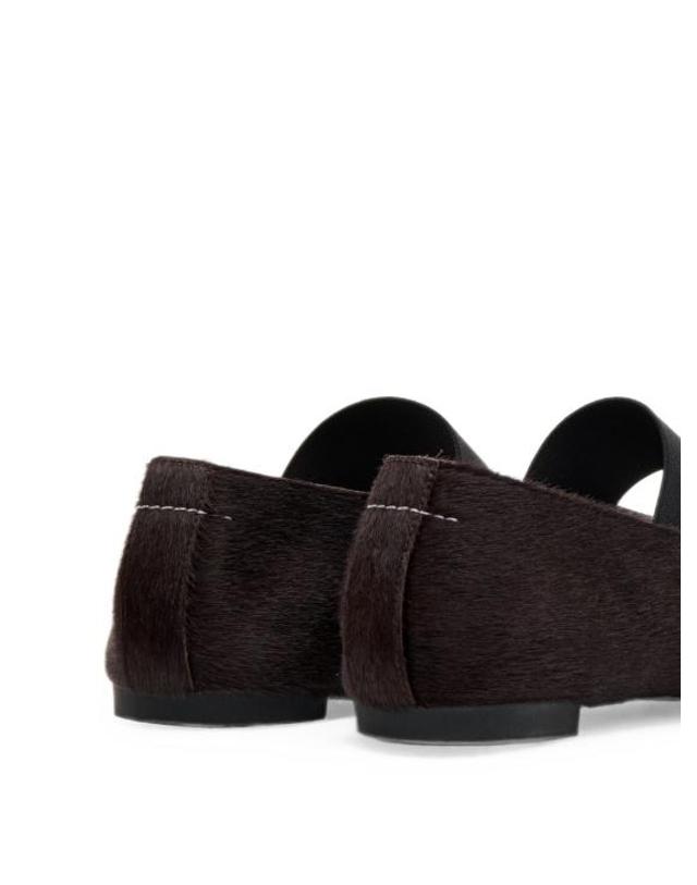 엠엠6 [해외직구] 26FW MM6 메종마르지엘라 플랫 슈즈 S66WZ0040 P7868T2154 BROWN 착용컷