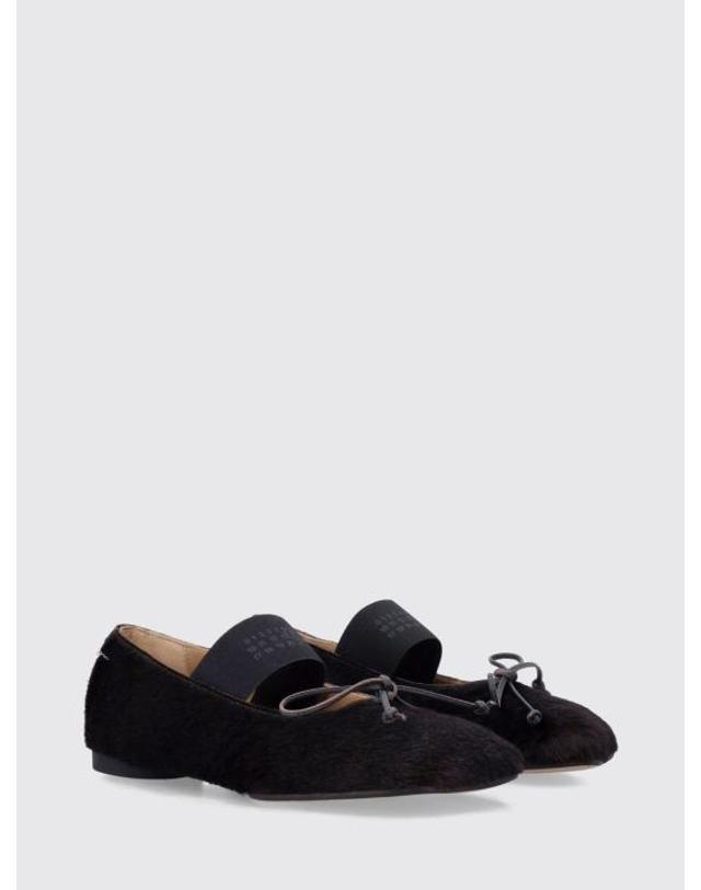 엠엠6 [해외직구] 26FW MM6 메종마르지엘라 플랫 슈즈 S66WZ0040P7868 T2154 Brown 착용컷