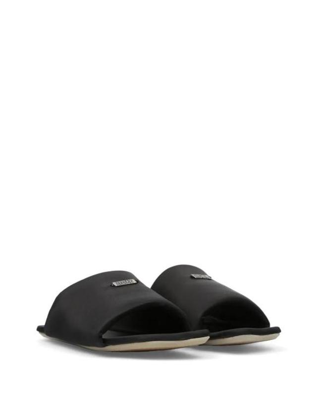 엠엠6 [해외직구] 25FW MM6 메종마르지엘라 뮬 슬리퍼 SH3WP0007P7705T8013 BLACK 착용컷