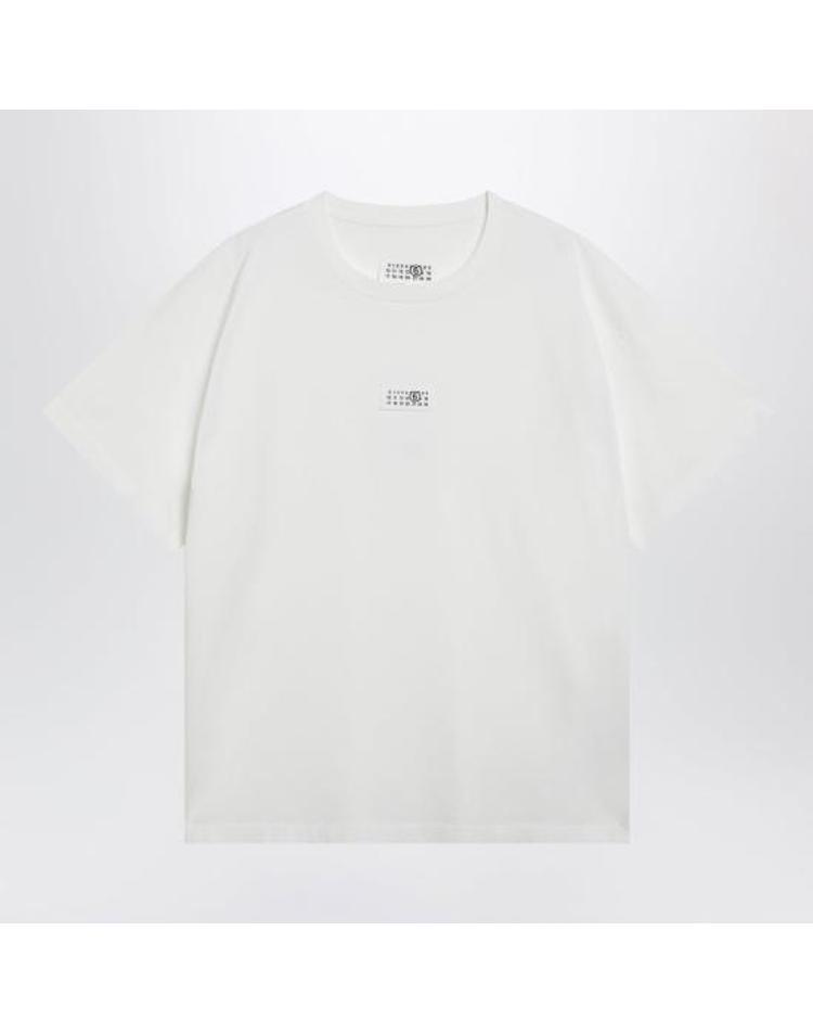 MM6 MAISON MARGIELA [해외] [엠엠6] 26FW MM6 메종마르지엘라 반팔 티셔츠 SH0GC0071M20258 101 WHITE E8UBXX40543