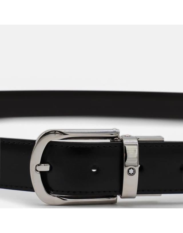 몽블랑 [해외직구] 26FW 몽블랑 벨트 MB111080 BLACK 착용컷