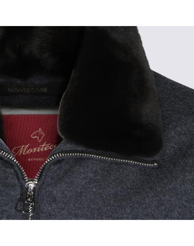 몬테꼬레 [해외직구] 26FW 몬테꼬레 자켓 F11MUCX932P 33197 LAVA GREY 착용컷