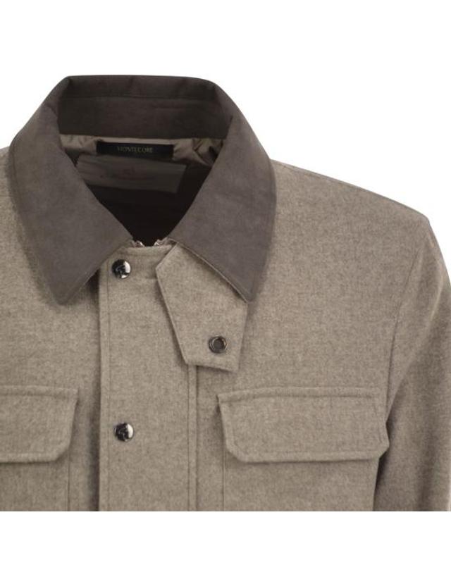 몬테꼬레 [해외직구] 26FW 몬테꼬레 자켓 F11MUCX1037 LIGHT BROWN 착용컷