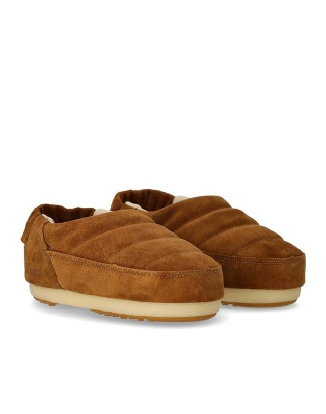 문부츠 [해외직구] 23FW 문부츠 뮬 슬리퍼 14601500 001 37 38 Brown 착용컷