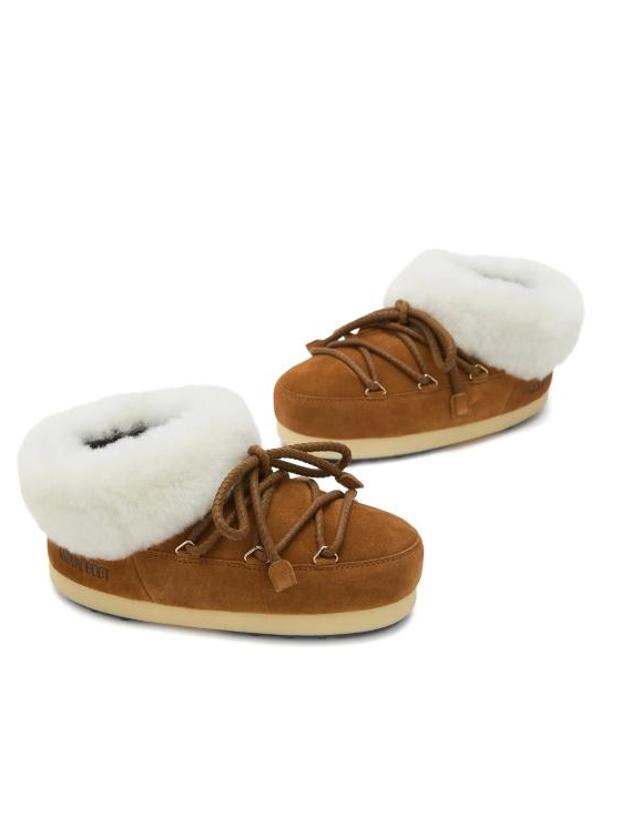 문부츠 [해외직구] 26FW 문부츠 EVX 스웨이드 뮬 1470090 ML06 COGNAC NATURAL 착용컷