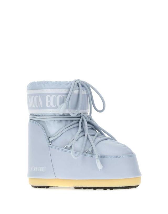문부츠 [해외직구] 26FW 문부츠 아이콘 나일론 로우 부츠 1409340 K014 Light Blue 착용컷