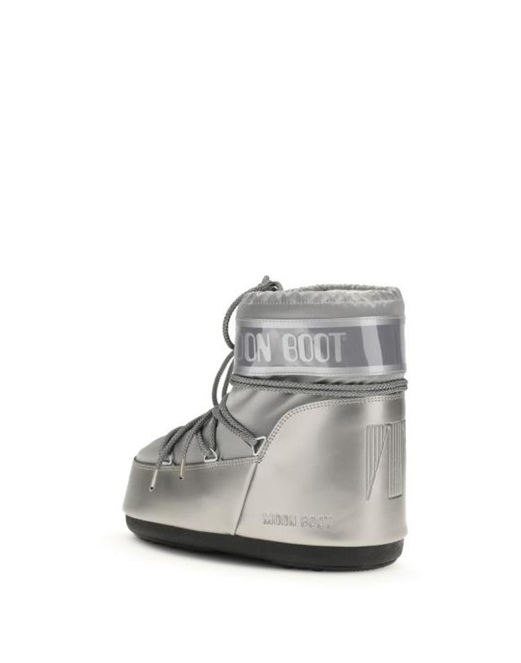 MOON BOOT [해외] 26FW 문부츠 아이콘 나일론 로우 부츠 80D1409350 SILVER E8UOXX10266