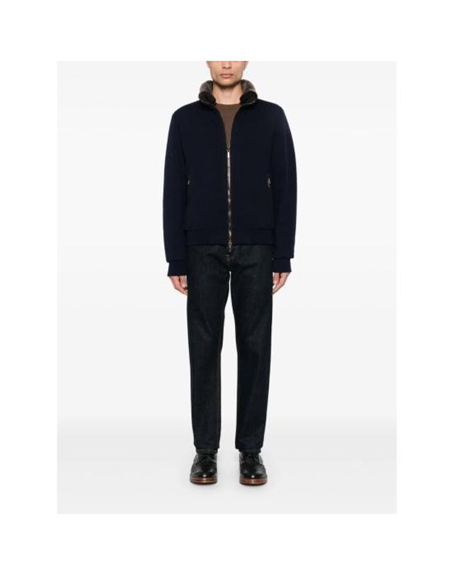 무어레르 [해외직구] 26FW 무레르 BELLATI MR 벨라티 다운 패디드 자켓 O100097 BELLATI MR NAVY BLUE 착용컷