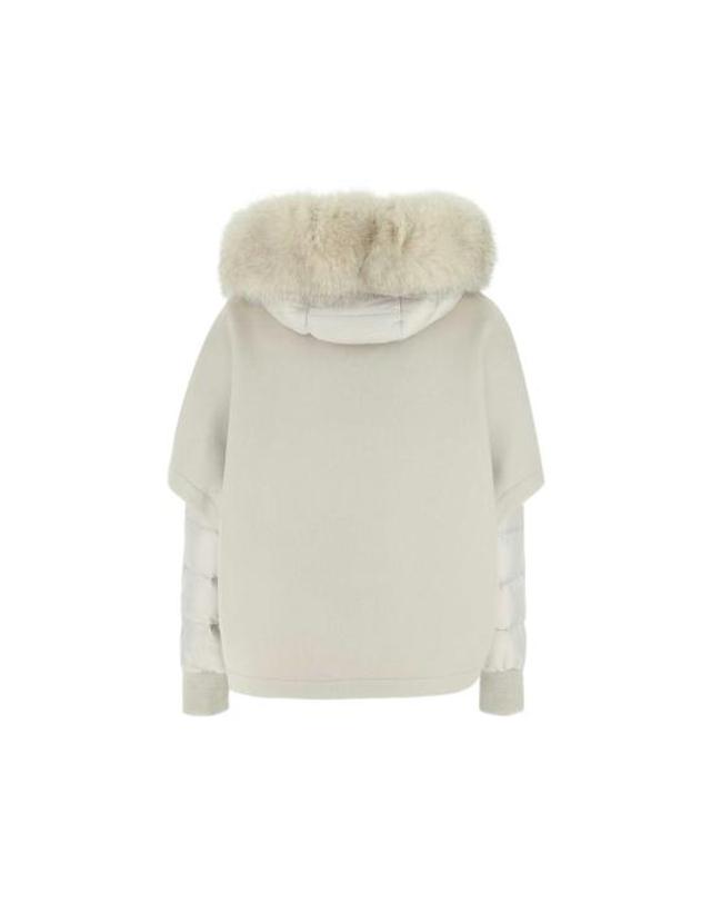 무어레르 [해외직구] 26FW 무레르 자켓 I300009 PEGASO CWR MARMO NEUTRALS 착용컷