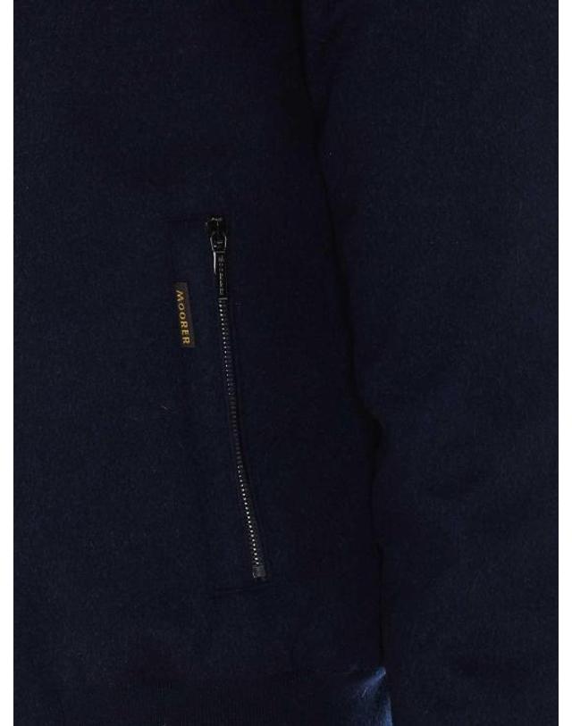 무어레르 [해외직구] 26FW 무레르 오니로 LSL 후디드 봄버 자켓 ONIROLSLV1980 BLUE 착용컷
