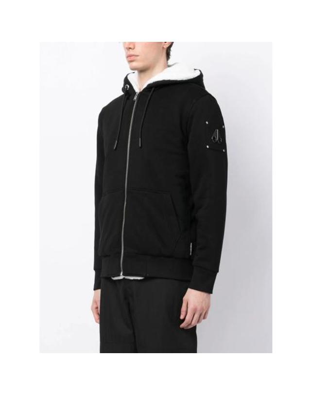 무스너클 [해외직구] 26FW 무스너클 클래식 버니 3 후드 집업 M32MS600 244 BLACK 착용컷