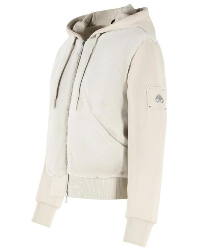 무스너클 [해외직구] 26FW 무스너클 후드 티셔츠 M15LS6101705 Ivory 착용컷