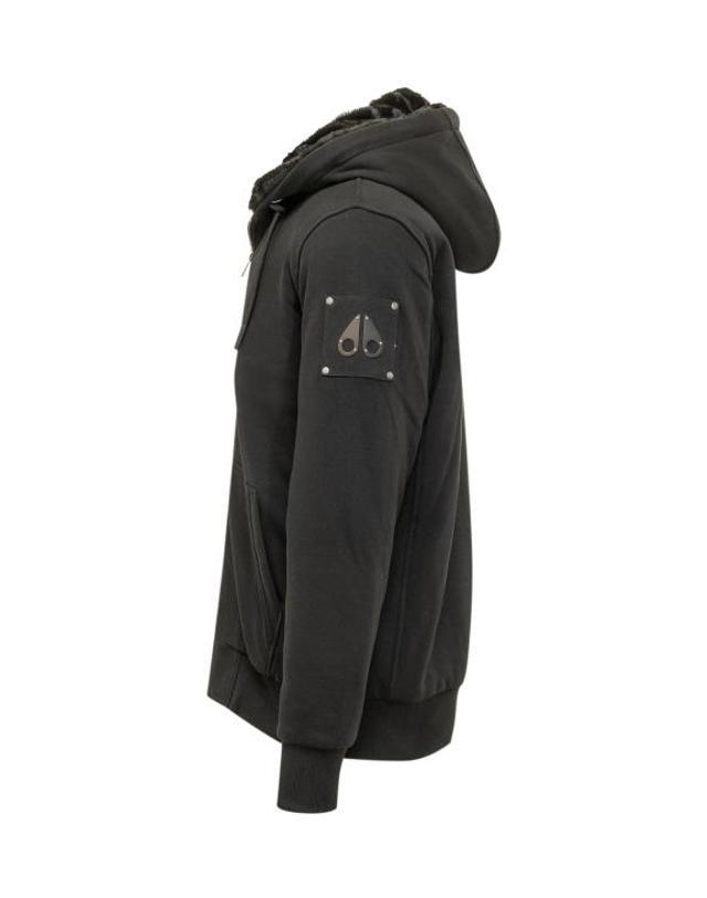 무스너클 [해외직구] 26FW 무스너클 클래식 버니 3 후드 집업 M32MS600 292 BLACK 착용컷