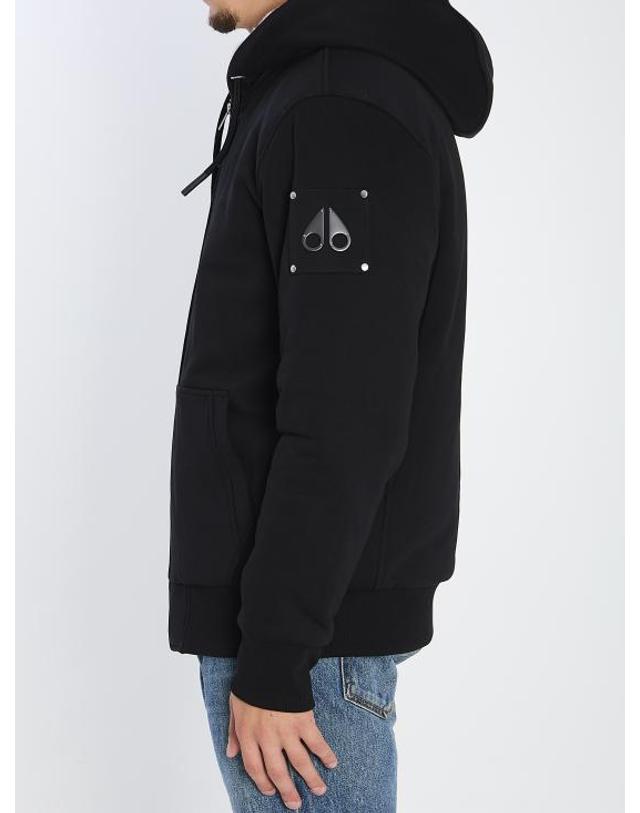 무스너클 [해외직구] 26FW 무스너클 클래식 버니 3 후드 집업 M32MS600244 NERO 착용컷