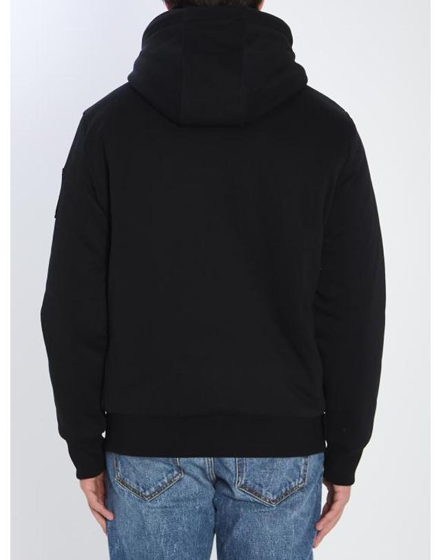 무스너클 [해외직구] 26FW 무스너클 클래식 버니 3 후드 집업 M32MS600244 NERO 착용컷