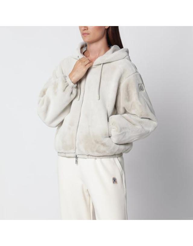 무스너클 [해외직구] 26FW 무스너클 이튼 버니 자켓 M34LS652PL White 착용컷