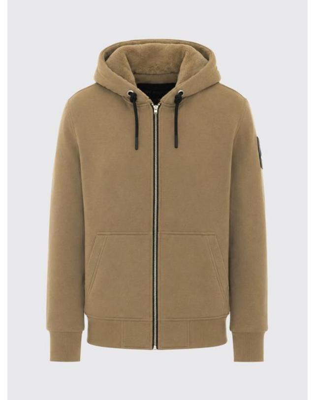 무스너클 [해외직구] 26FW 무스너클 클래식 버니 3 후드 집업 M32MS600 2019 Beige 착용컷