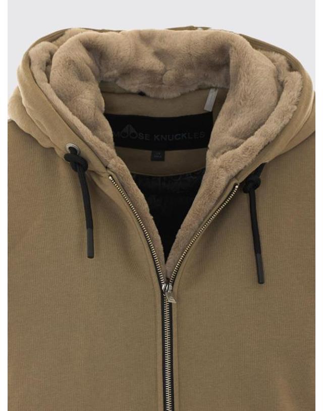 무스너클 [해외직구] 26FW 무스너클 클래식 버니 3 후드 집업 M32MS600 2019 Beige 착용컷