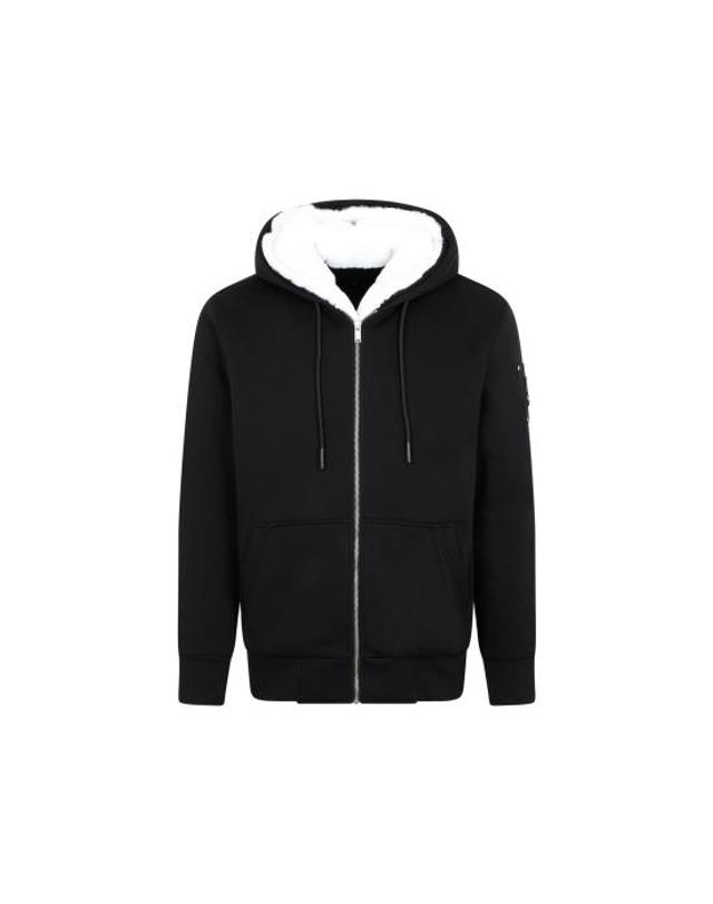 무스너클 [해외직구] 26FW 무스너클 클래식 버니 3 후드 집업 M32MS600 244 BLACK WHITE 착용컷
