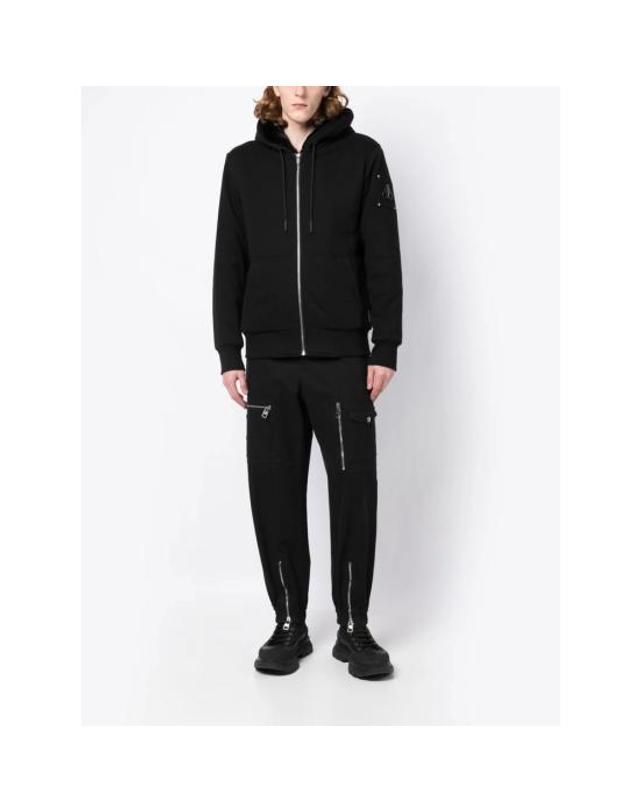 무스너클 [해외직구] 26FW 무스너클 클래식 버니 3 후드 집업 M32MS600 292 BLACK 착용컷