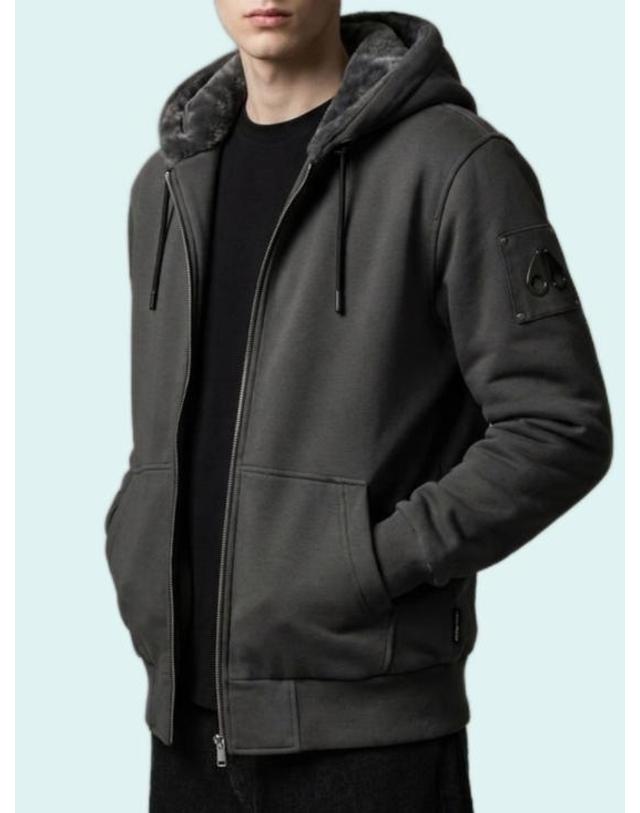무스너클 [해외직구] 26FW 무스너클 클래식 버니 3 후드 집업 M32MS600 GREY 착용컷