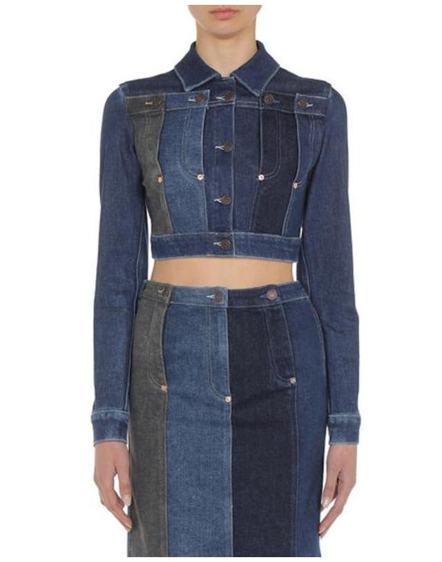 모스키노 [해외직구] 24SS 모스키노 데님 자켓 0501 3239 J1888 JEANS 착용컷