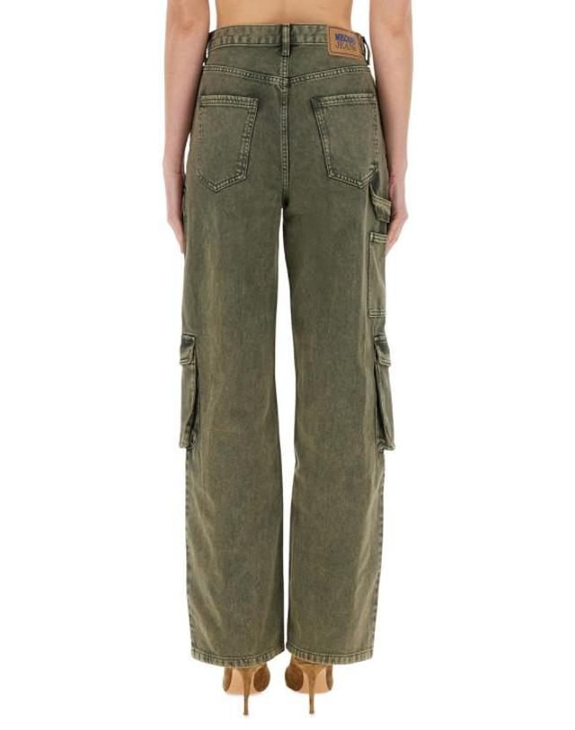 모스키노 [해외직구] 25SS 모스키노 스트레이트 팬츠 03253218 1517 MILITARY GREEN 착용컷