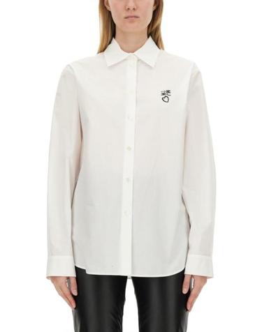 [해외직구] 24FW 모스키노 셔츠 02168231 1001 White