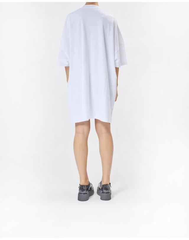 모스키노 [해외직구] 25FW 모스키노 반팔 티셔츠 0439 5442 1001 BIANCO MULTI 착용컷