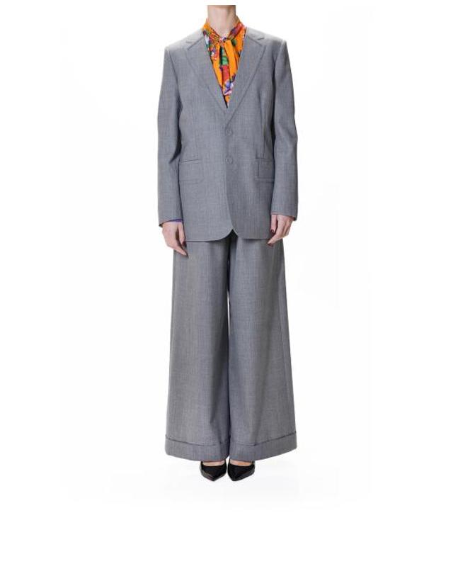 모스키노 [해외직구] 26SS 모스키노 수트 자켓 0510 0522 0497 GRIGIO 착용컷