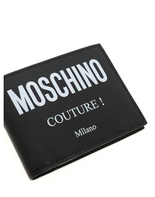 모스키노 [해외직구] 26FW 모스키노 남성지갑 A8101 8001 2555 fantasy print black NERO 착용컷