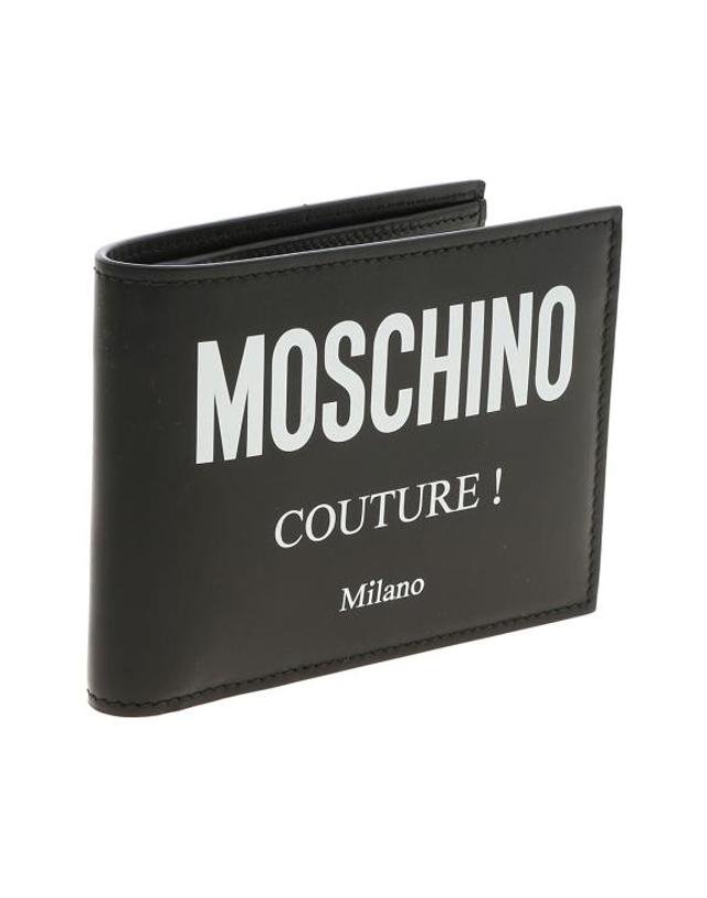 모스키노 [해외직구] 26FW 모스키노 남성지갑 A8101 8001 2555 fantasy print black NERO 착용컷