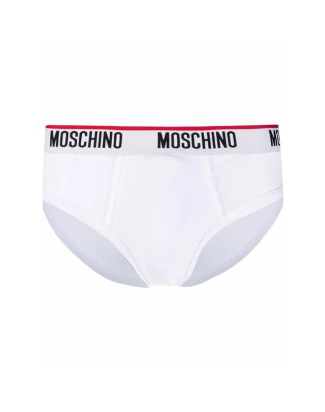 모스키노 [해외직구] 26FW 모스키노 팬티 4300 A1393 0001 WHITE 착용컷