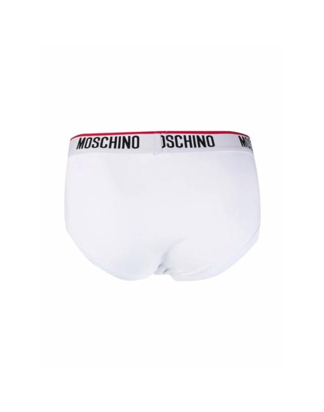 모스키노 [해외직구] 26FW 모스키노 팬티 4300 A1393 0001 WHITE 착용컷